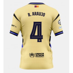 Lacne Muži Futbalové dres Barcelona Ronald Araujo #4 2025-26 Krátky Rukáv - Preč